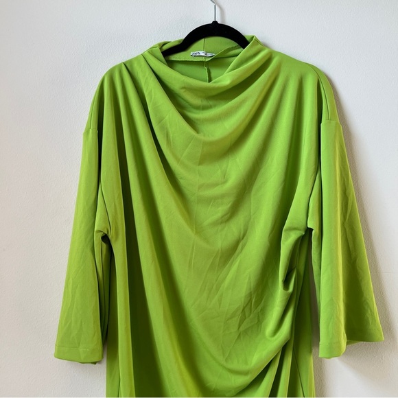 Zara Lime Green Dress - Picture 4 of 7